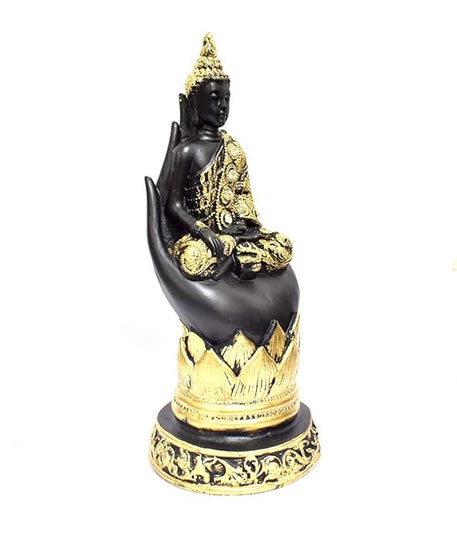 Palm Hand Meditating Buddha