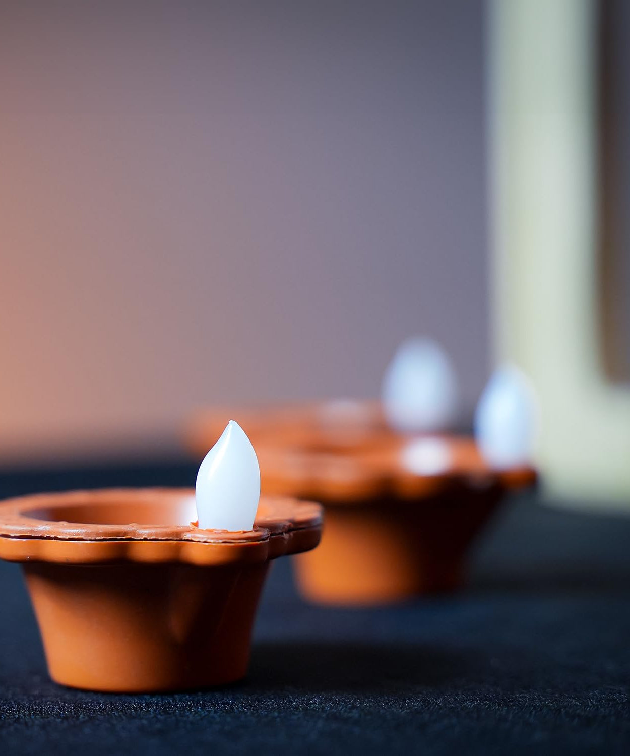 Water Sensor Led Diya- Pack of 12