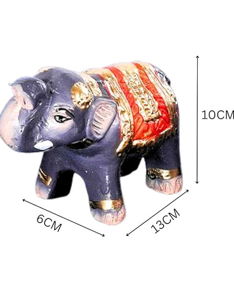 Elephant Golu Bommai in Black Color For Navrathri