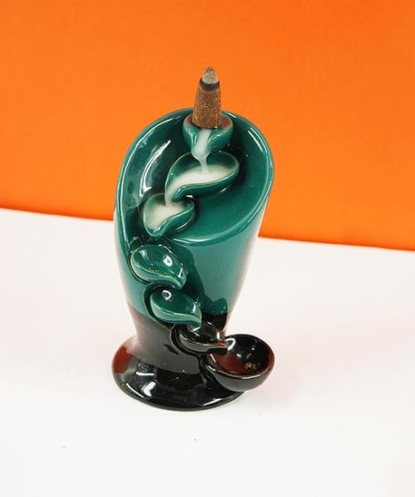 Ceramic Waterfall Smoke Backflow Incense Burner