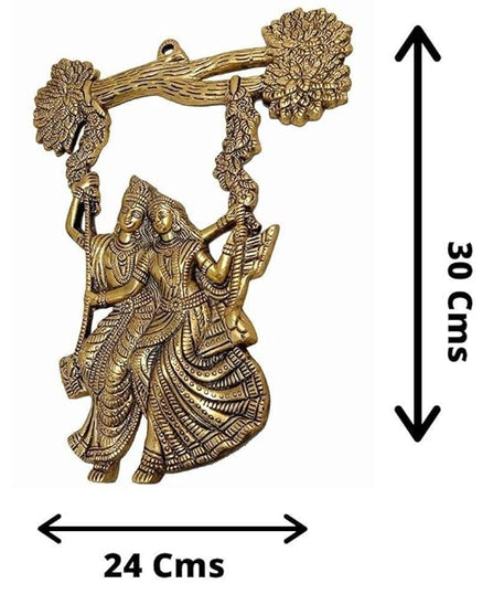 Radha Krishna Jhula Wall Hanging