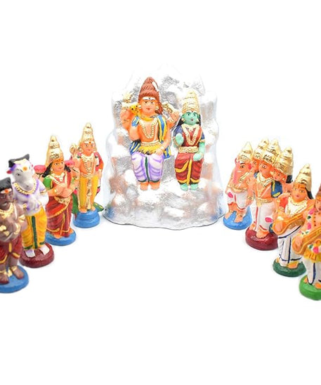 Shiv Pariwar Golu Dolls Set for Dasara