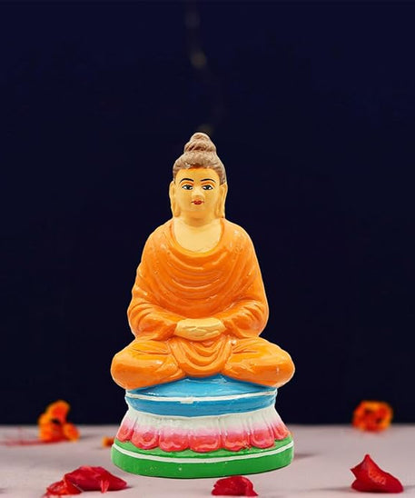 Meditating Buddha Statue, Handcrafted Buddha Showpiece for Home Decor, Decorative Gifting Items, Home & Office