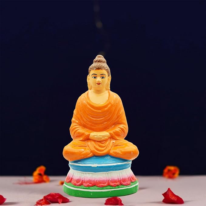 Meditating Buddha Statue, Handcrafted Buddha Showpiece for Home Decor, Decorative Gifting Items, Home & Office