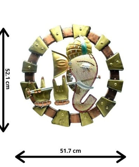 Ganesha Playing Flute Wall Hanging