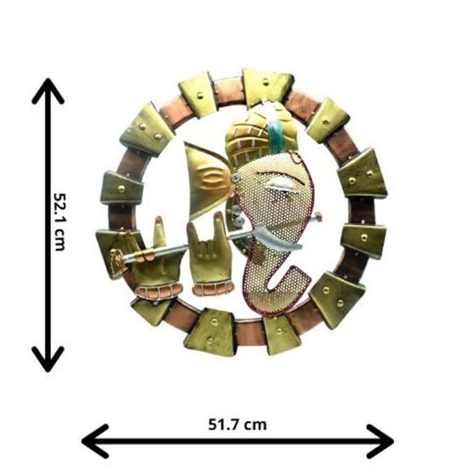 Ganesha Playing Flute Wall Hanging