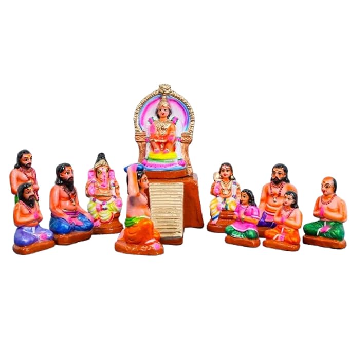 Ayyappan Golu Dolls Set Handmade Clay For Navrathri