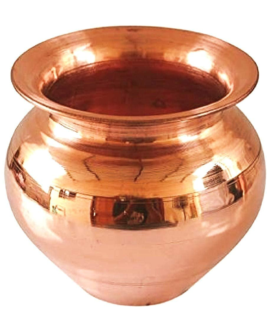 Handmade Copper Kalash Lota for Festival Puja,Copper Pooja Kalash Copper Lota for Relegious Activities
