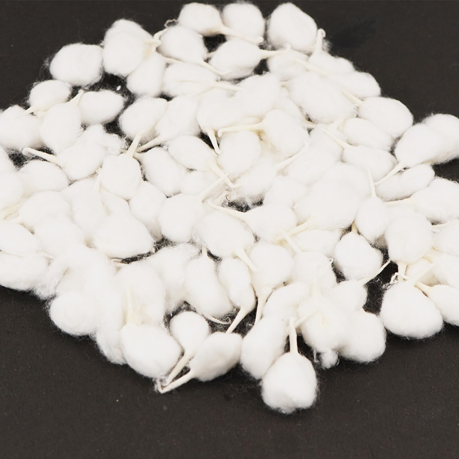 Round Cotton Wicks for Diya  Phool Batti for Puja (Wicks)|Round Batti for Diwali Puja|250 Pieces .