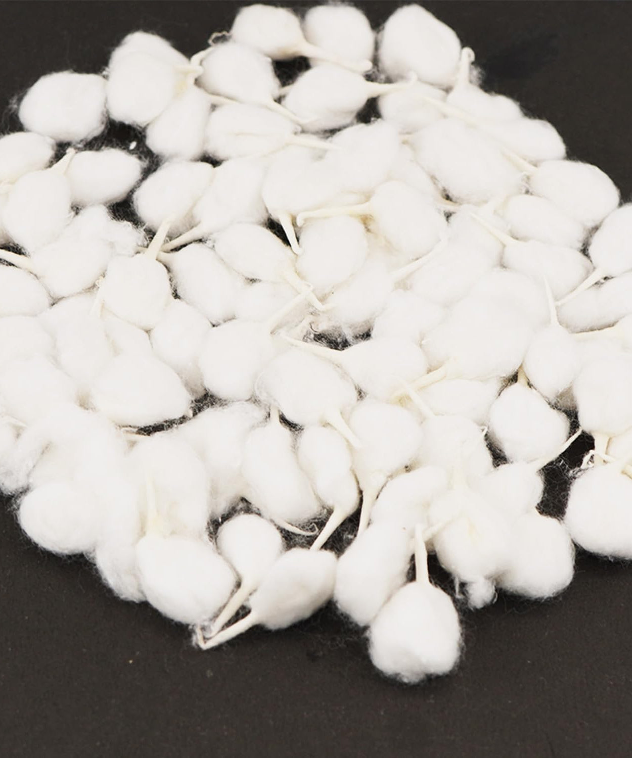 Round Cotton Wicks for Diya 250 Pieces (Pack of 2)