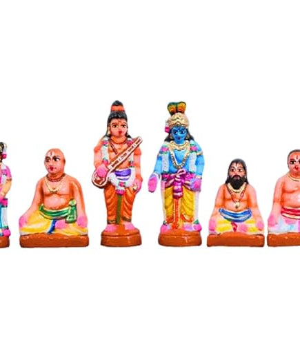 Andal Pirappu Kolu Bommai Handmade Clay For Navrathri