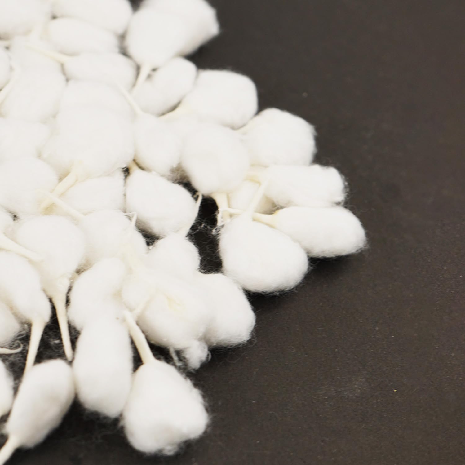 Round Cotton Wicks for Diya 250 Pieces (Pack of 2)