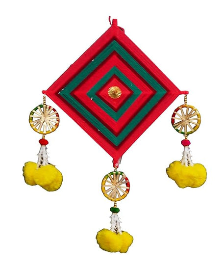 Woolen Wall Hangings Pom Pom Bright- Beautiful Home Decor