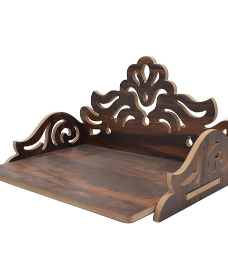 Wooden Puja Mandir for Home - Home Temple Pooja Mandir Small Size for Puja Room and Office