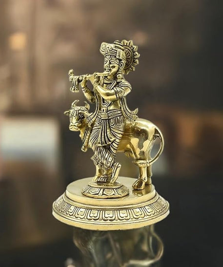Lord Krishna Idol for Pooja Room, Home Decoration &amp; Gifting