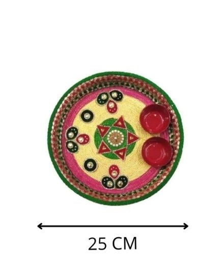 Handicrafted Decoration Aarti Pooja Thali