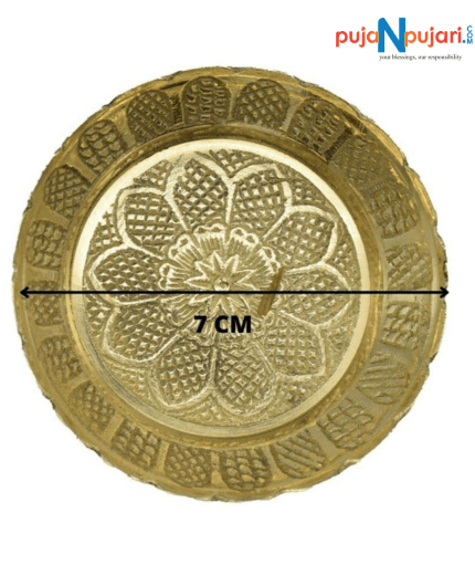 Brass Feng Shui Turtle with Plate-Good Luck Gifts - Puja N Pujari