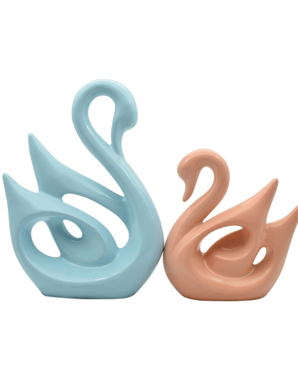 Swan Pair Couple Showpiece for Decor - Puja N Pujari