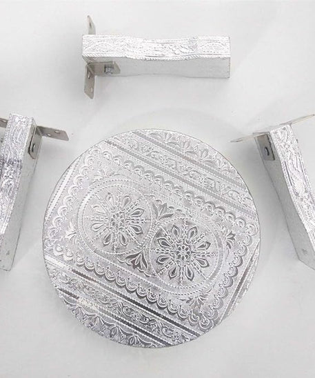 Silver Chowki for Puja