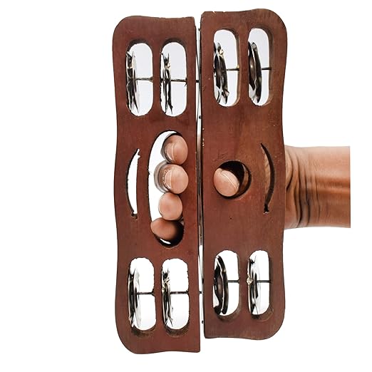 Kirtal Pair Indian Musical Instrument Hand Cymbals- Large