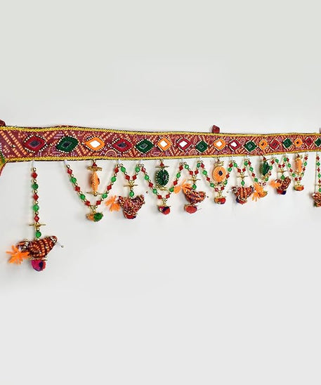 Bird Design Traditional Toran Bandarwal for Main Door