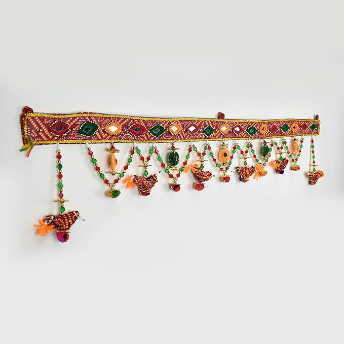 Bird Design Traditional Toran Bandarwal for Main Door