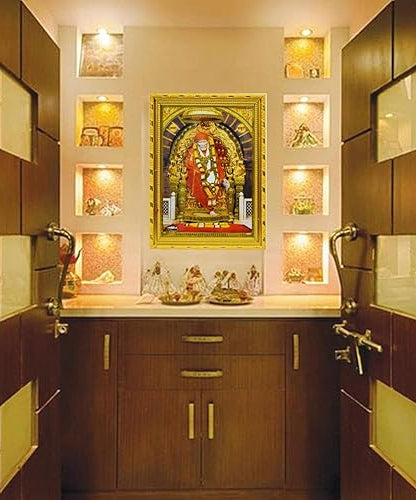 Saibaba Throne Small Photo Frame