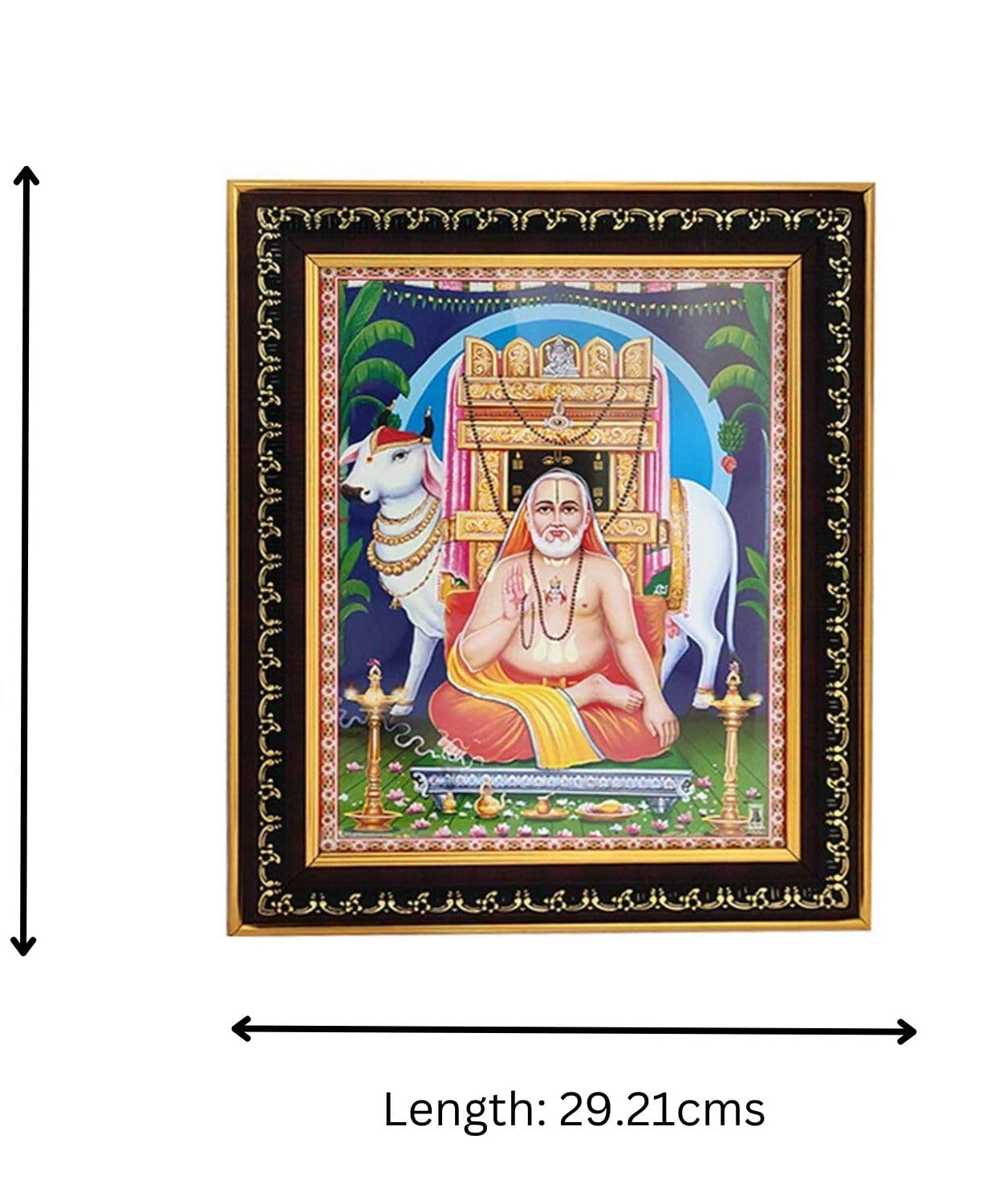 Raghavendra Swamy Photo Frame for Wall Hanging and Pooja Room