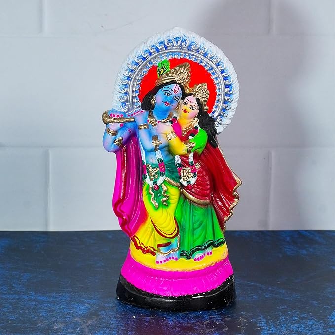 Radha Krishna Bommai Kolu for Navratri - 7 cm Handmade