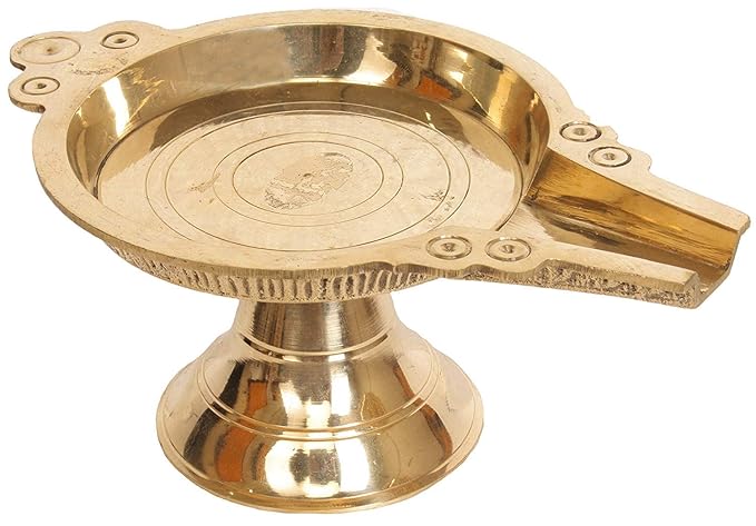 Brass Abhishekam Stand Patra Plate