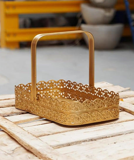 Pooja Flowers Basket - Rectangle