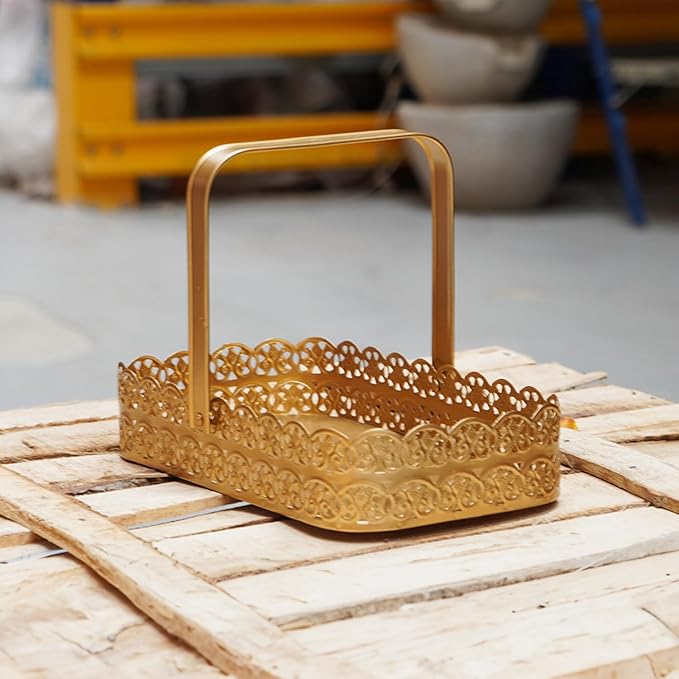 Pooja Flowers Basket - Rectangle