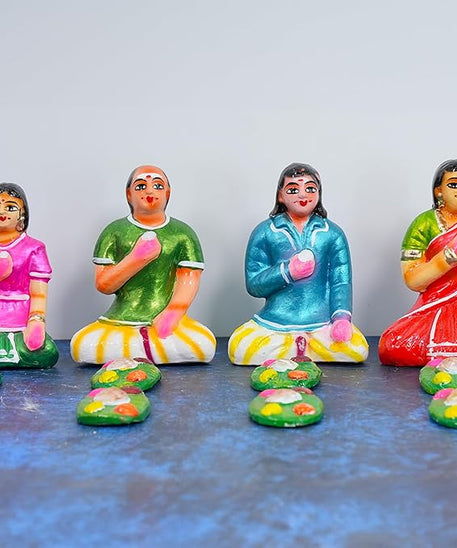 Bhojanam Set Golu Dolls For Dussehra handmade Clay