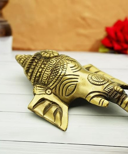 Ganesh Wall Hanging Three Diya Oil Lamp