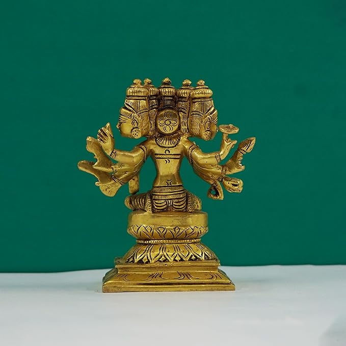 Brass Gayathri Statue Showpiece for Pooja Room &amp; Home Decoration