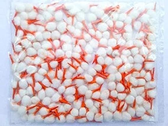 Round Cotton Batti Wicks For Aarti Ghee Diya Pooja Batti (Pack of 250ps)