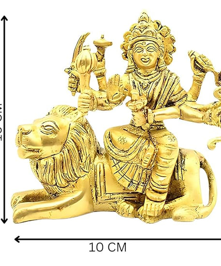 Goddess Durga Mata Brass Idol
