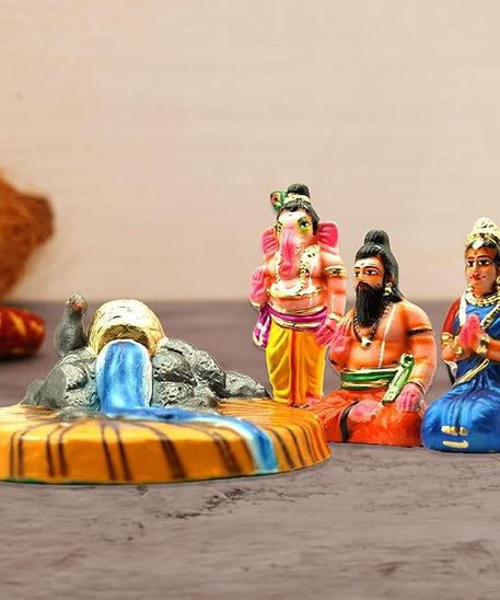 Kaveri River Golu Doll Set for Navarathri-Kolu Bommai.