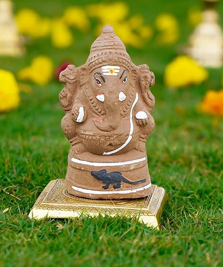 Eco-Friendly Plantable Seed Ganesha Idol for Ganesh Chaturthi