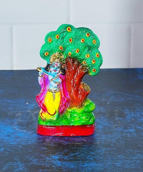 Krishna Under Tree Golu Dolls for Navratri - Handmade