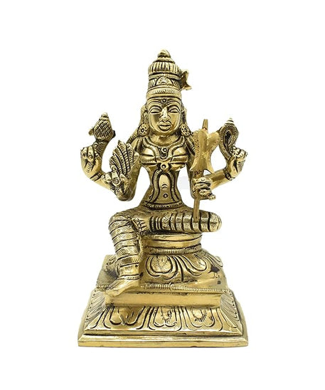 Raja Rajeshwari with Peetha Prabhavali Idol