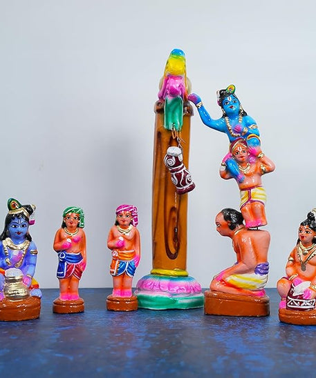 Krishnar Uriyadi Set Golu Dolls for Navaratri