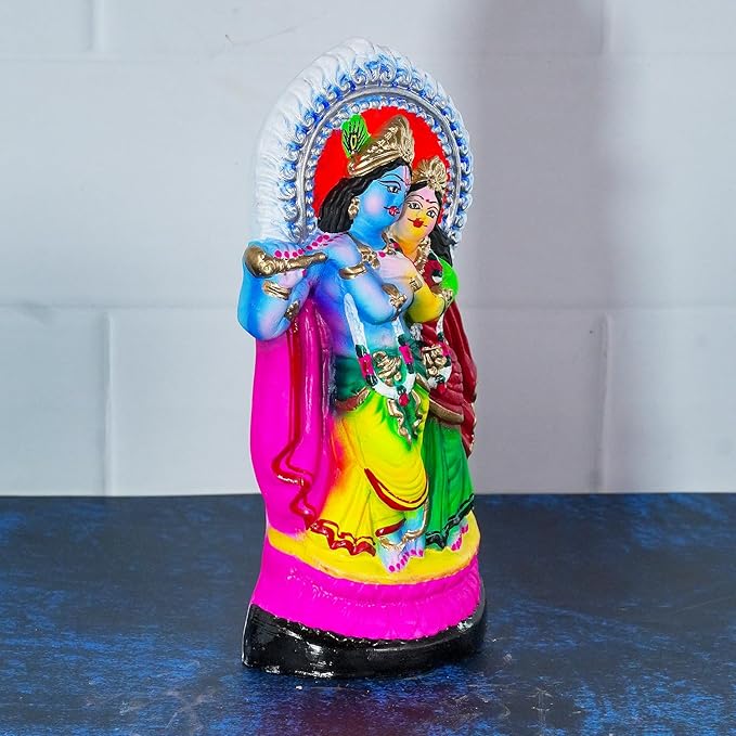 Radha Krishna Bommai Kolu for Navratri - 7 cm Handmade