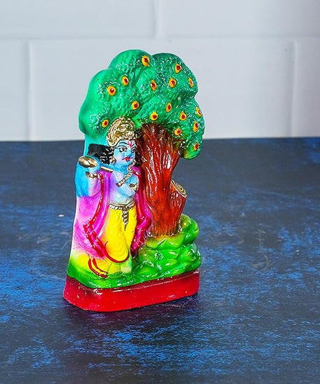 Krishna Under Tree Golu Dolls for Navratri - Handmade
