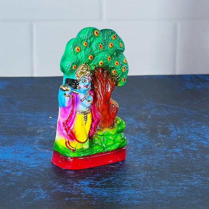 Krishna Under Tree Golu Dolls for Navratri - Handmade