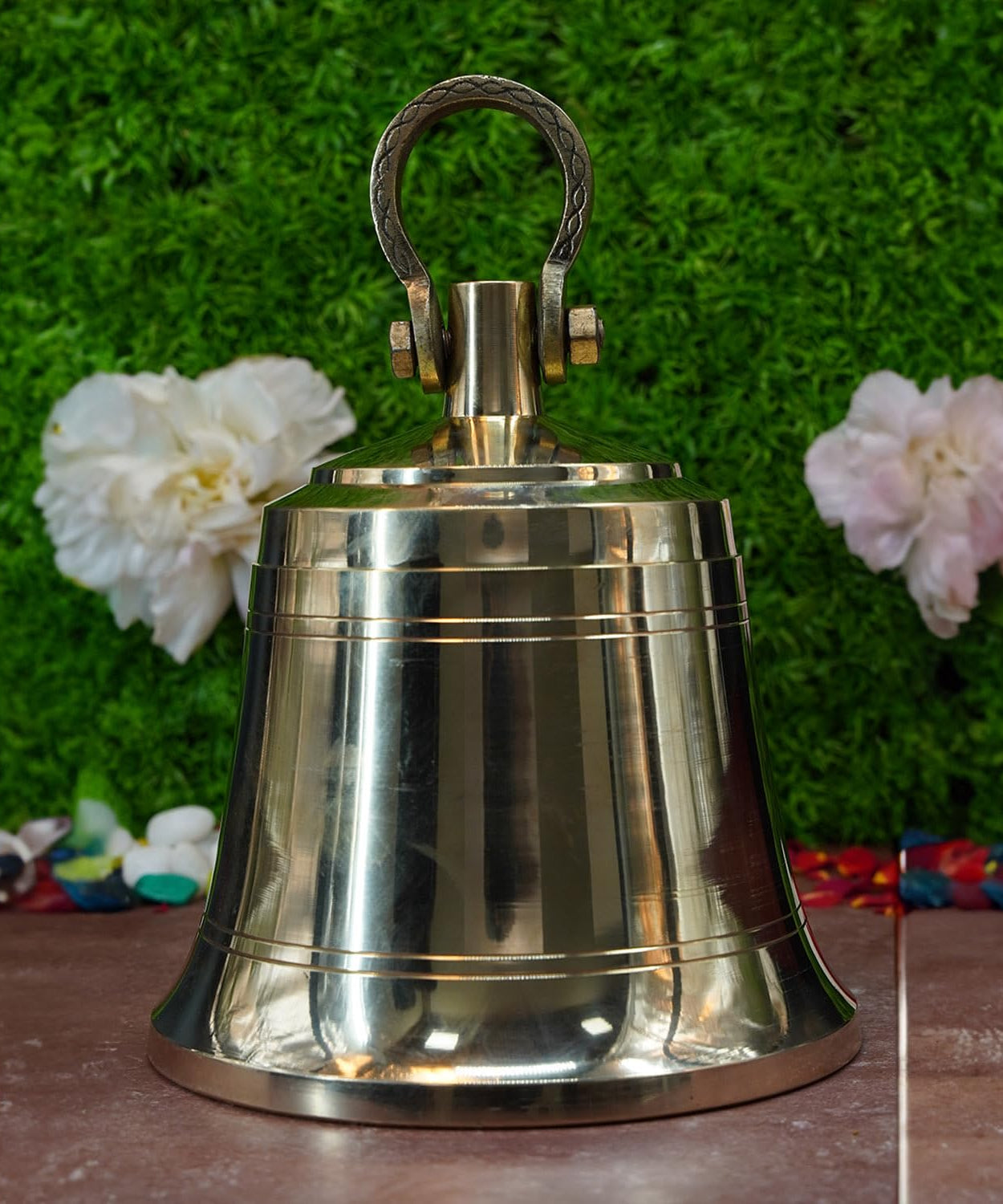 Brass Hanging Bell for Mandir Decor - Ghanti for Mandir Brass Bell Hanging.