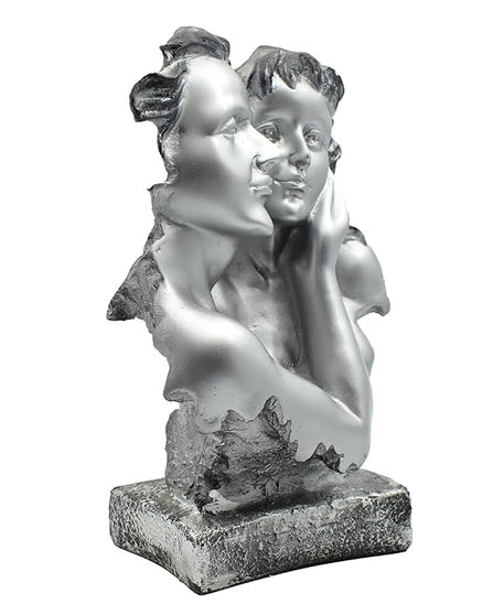 Love Couple Face Statue Showpiece Gifts for Love
