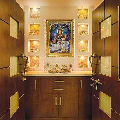 Saraswati Devi Photo Frame Nice Background