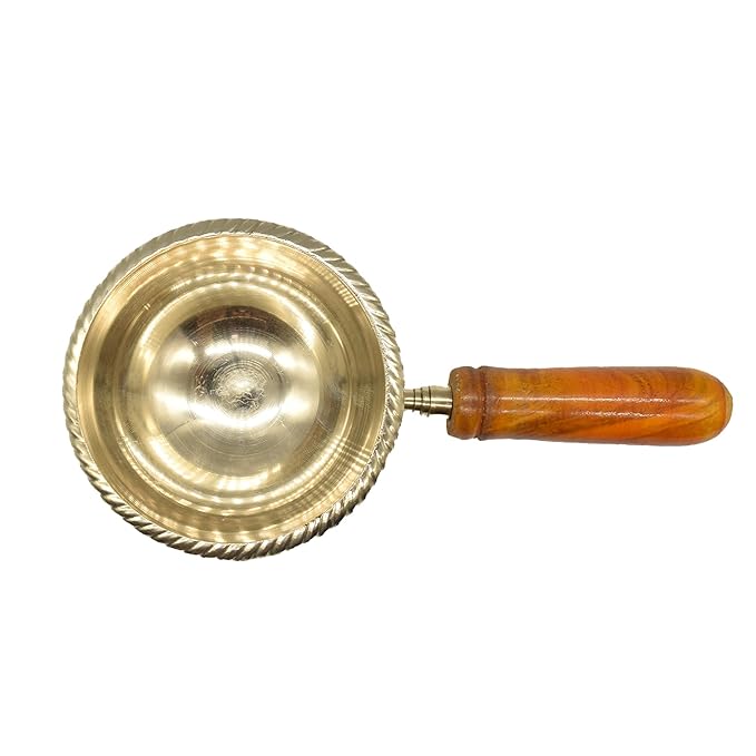 Aarti Dhoop Diya Wooden Handle For Pooja