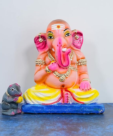 Bhojana Ganapati Kolu Bommai handmade Clay for Navarathri
